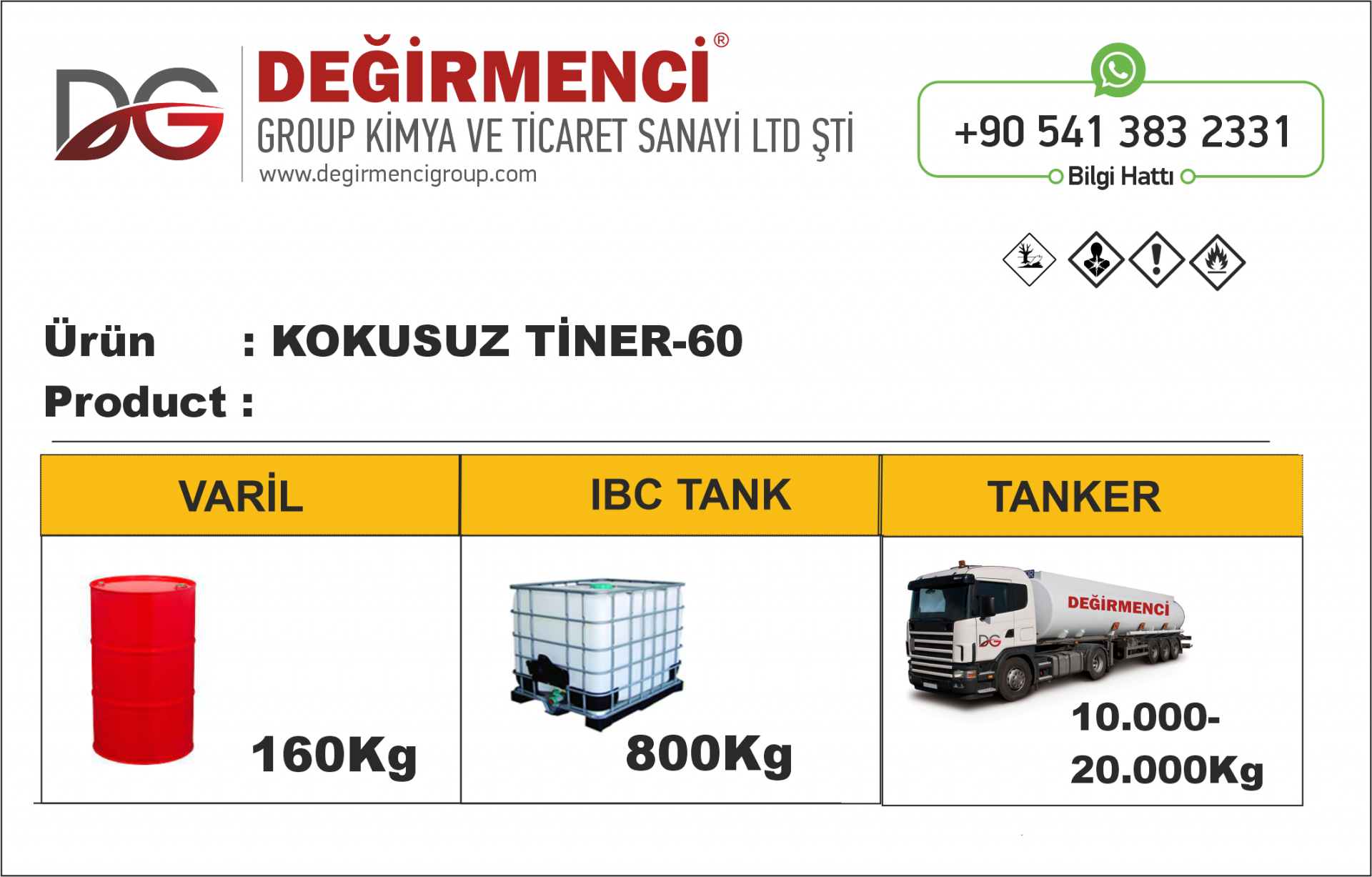 KOKUSUZ TİNER D-60